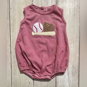 Zuccini Kids boutique Baseball ⚾️ bubble romper 3m boys